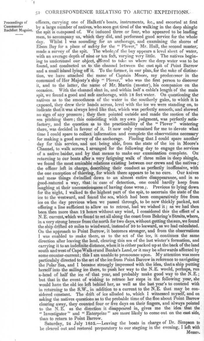 Arctic Blue Books: taylor 1852m, page 52