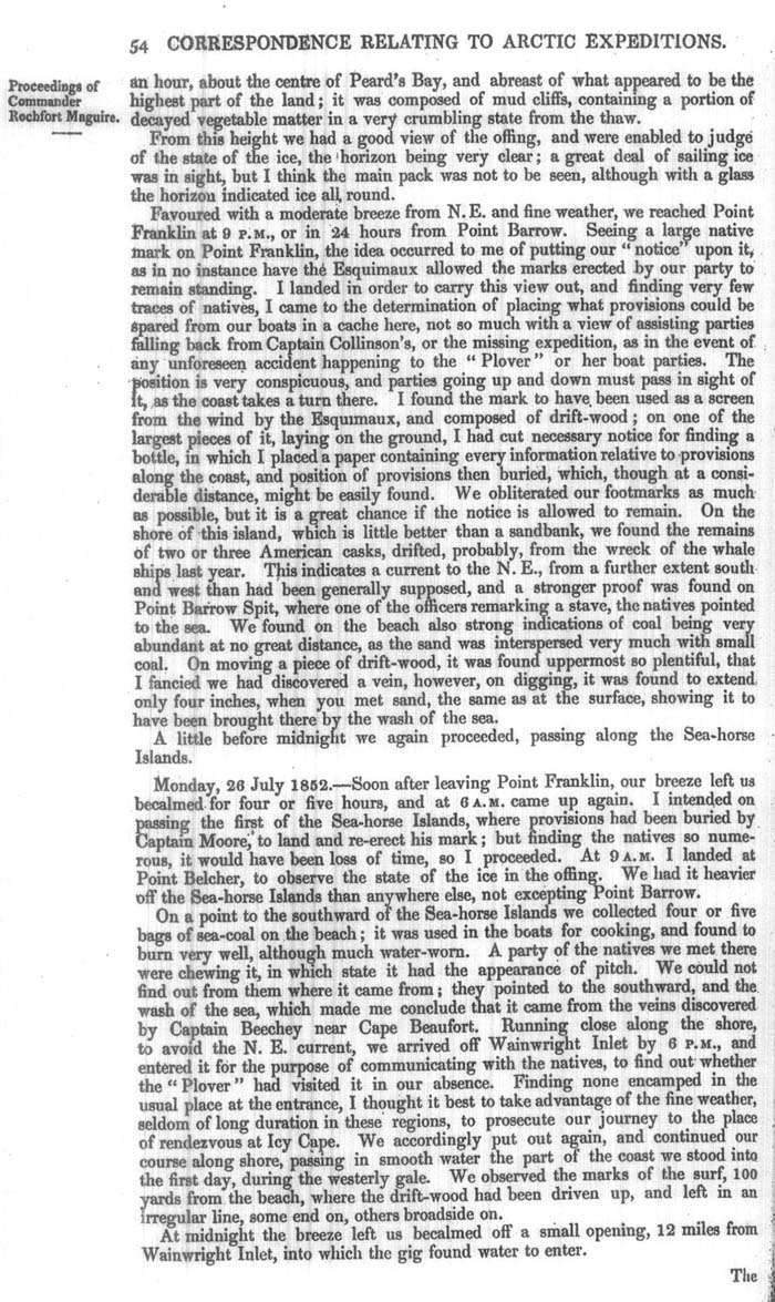 Arctic Blue Books: taylor 1852m, page 54