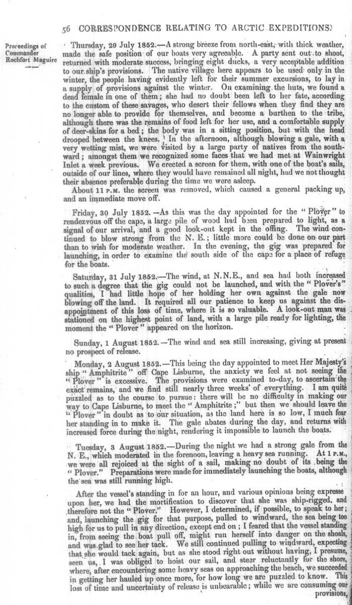 Arctic Blue Books: taylor 1852m, page 56