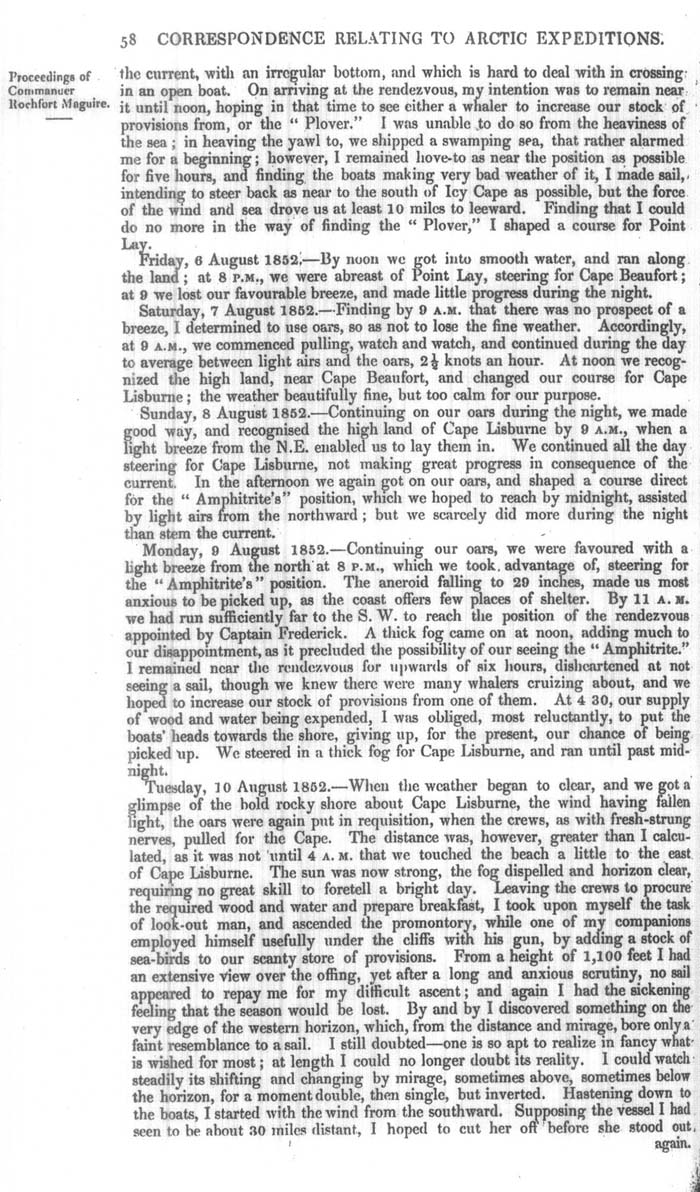 Arctic Blue Books: taylor 1852m, page 58