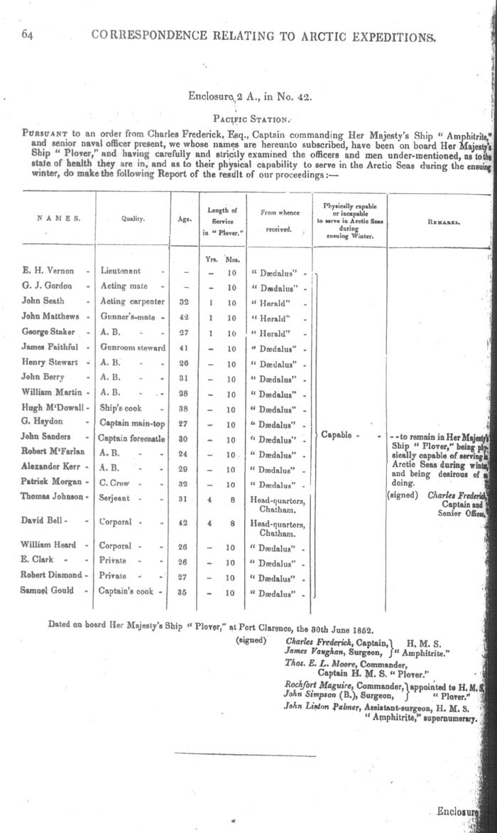 Arctic Blue Books: taylor 1852m, page 64