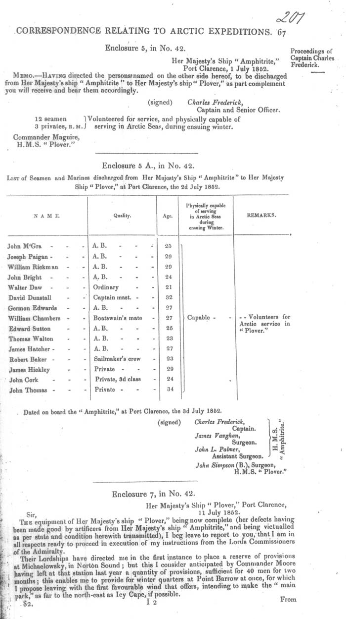 Arctic Blue Books: taylor 1852m, page 67