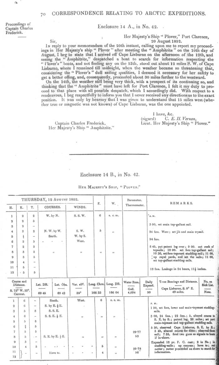 Arctic Blue Books: taylor 1852m, page 70