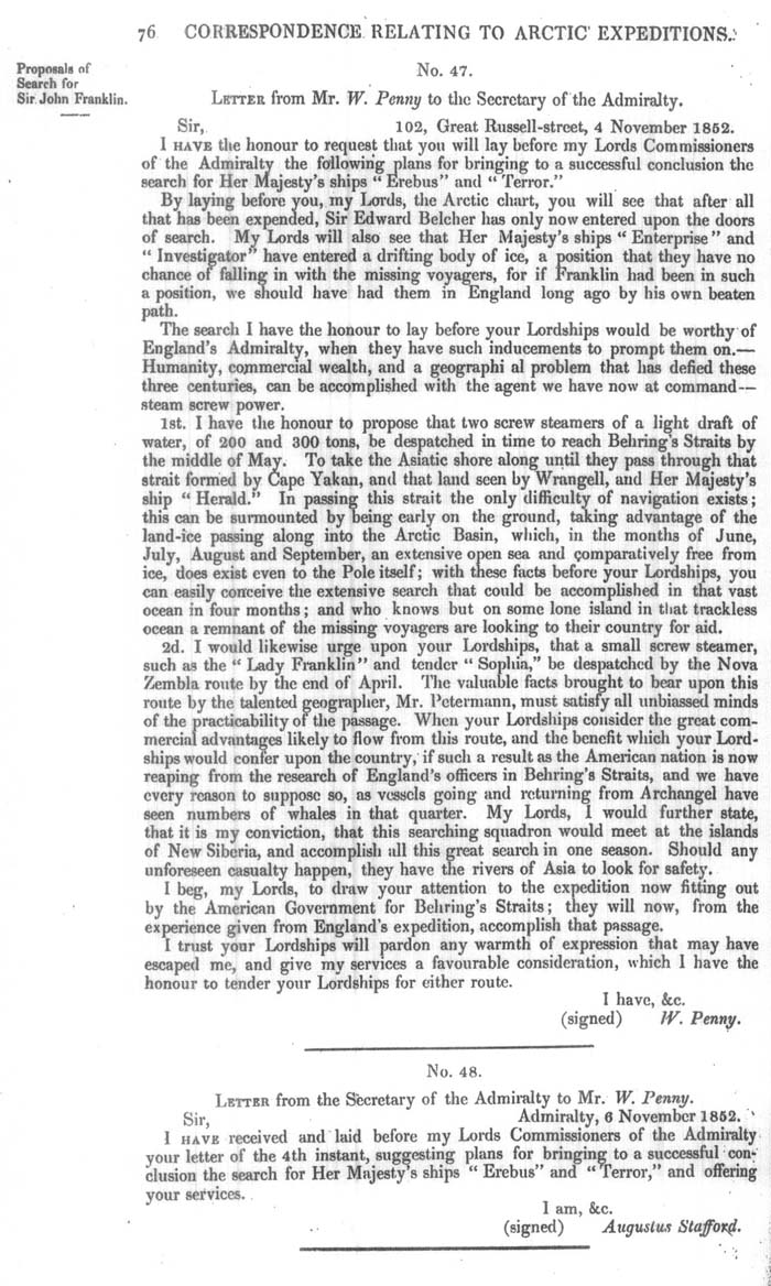 Arctic Blue Books: taylor 1852m, page 76