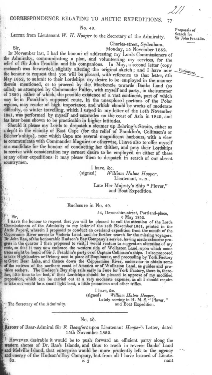 Arctic Blue Books: taylor 1852m, page 77