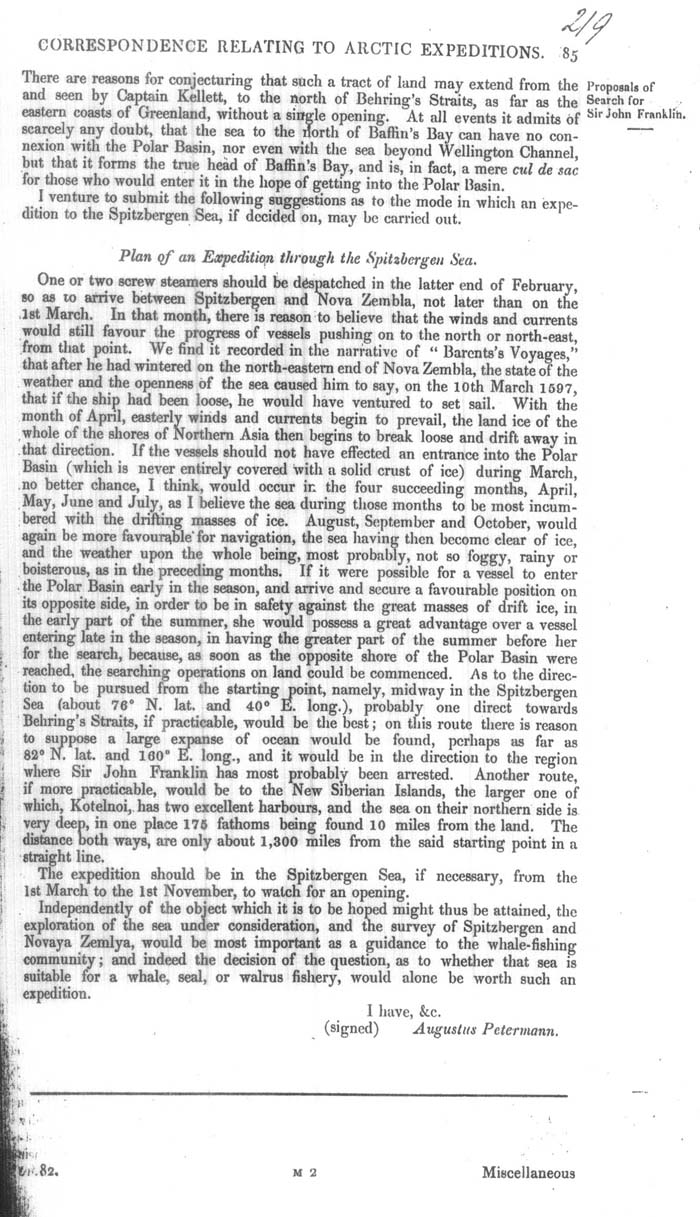 Arctic Blue Books: taylor 1852m, page 85