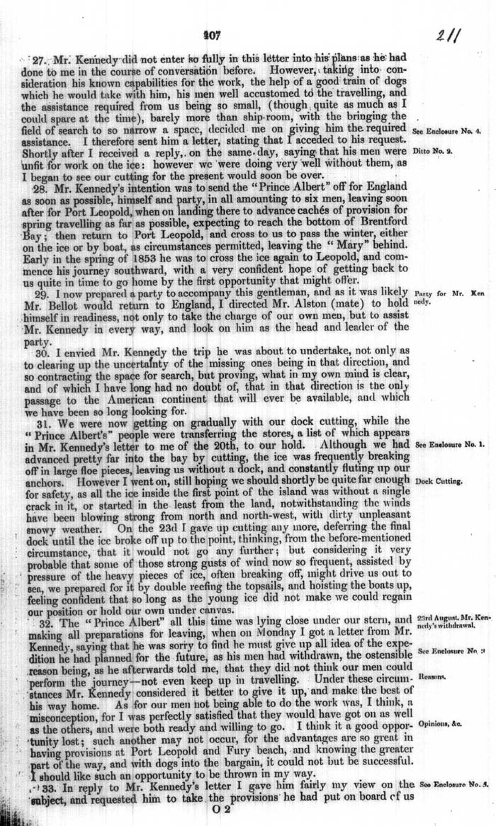 Arctic Blue Books: taylor 1854a, page 107