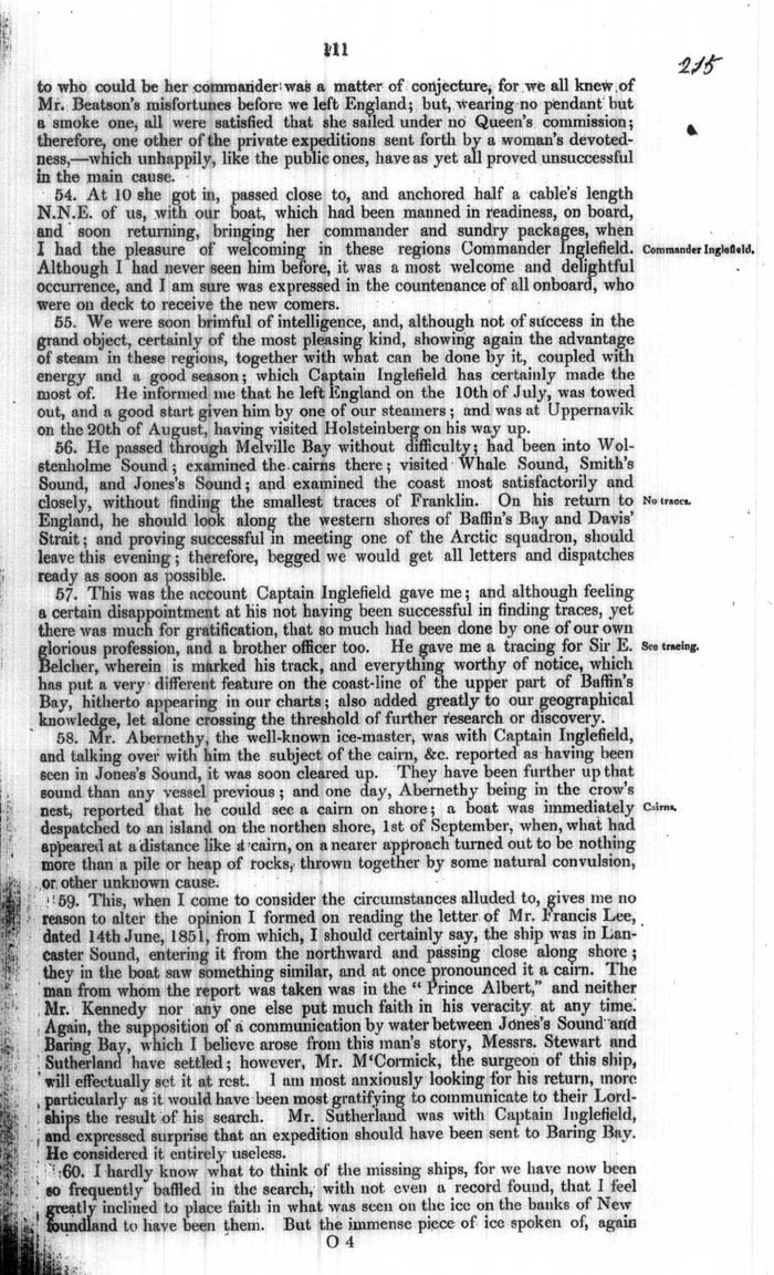 Arctic Blue Books: taylor 1854a, page 111
