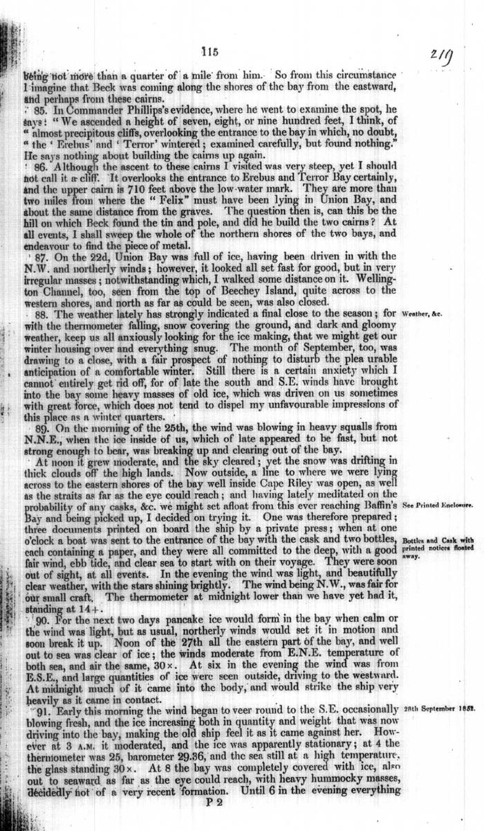 Arctic Blue Books: taylor 1854a, page 115