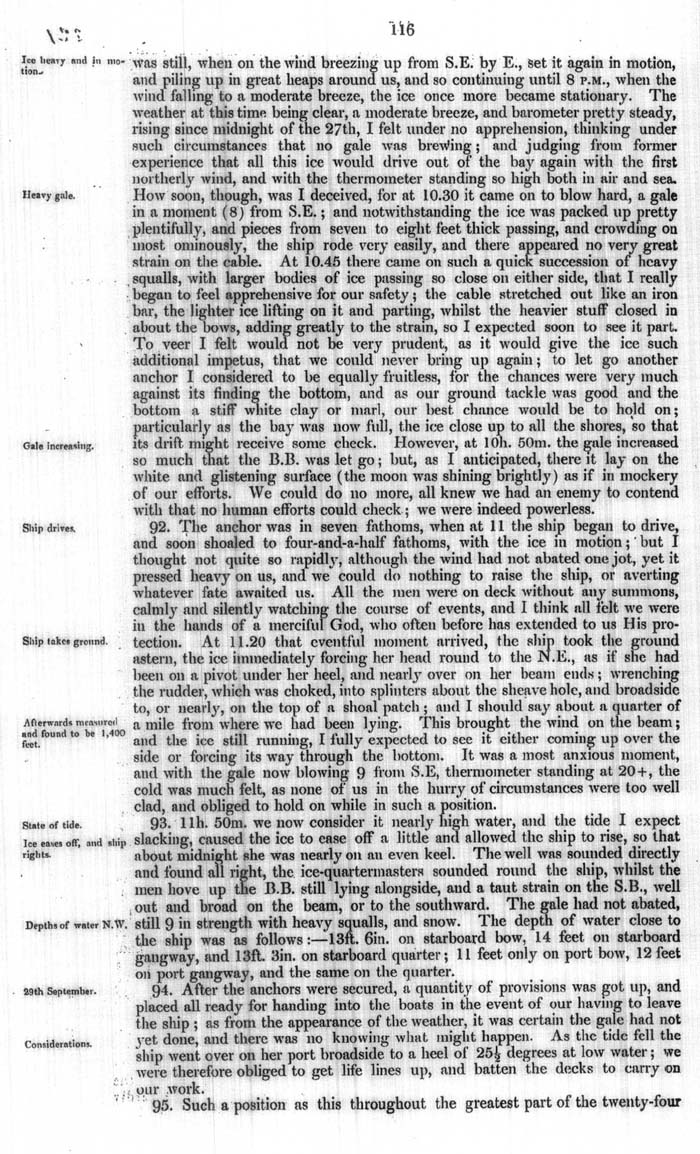 Arctic Blue Books: taylor 1854a, page 116