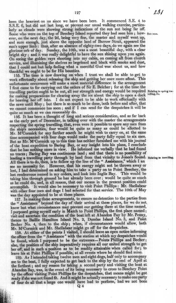 Arctic Blue Books: taylor 1854a, page 127