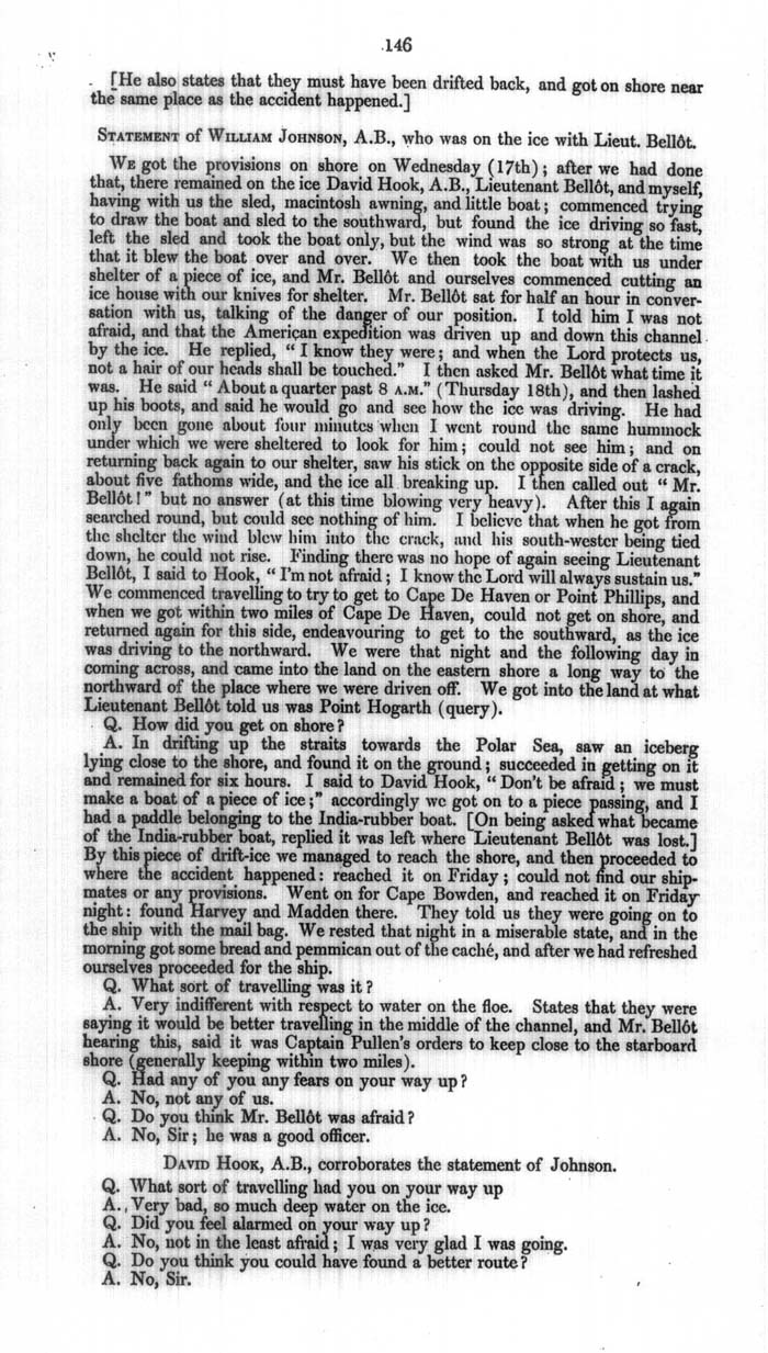Arctic Blue Books: taylor 1854a, page 146