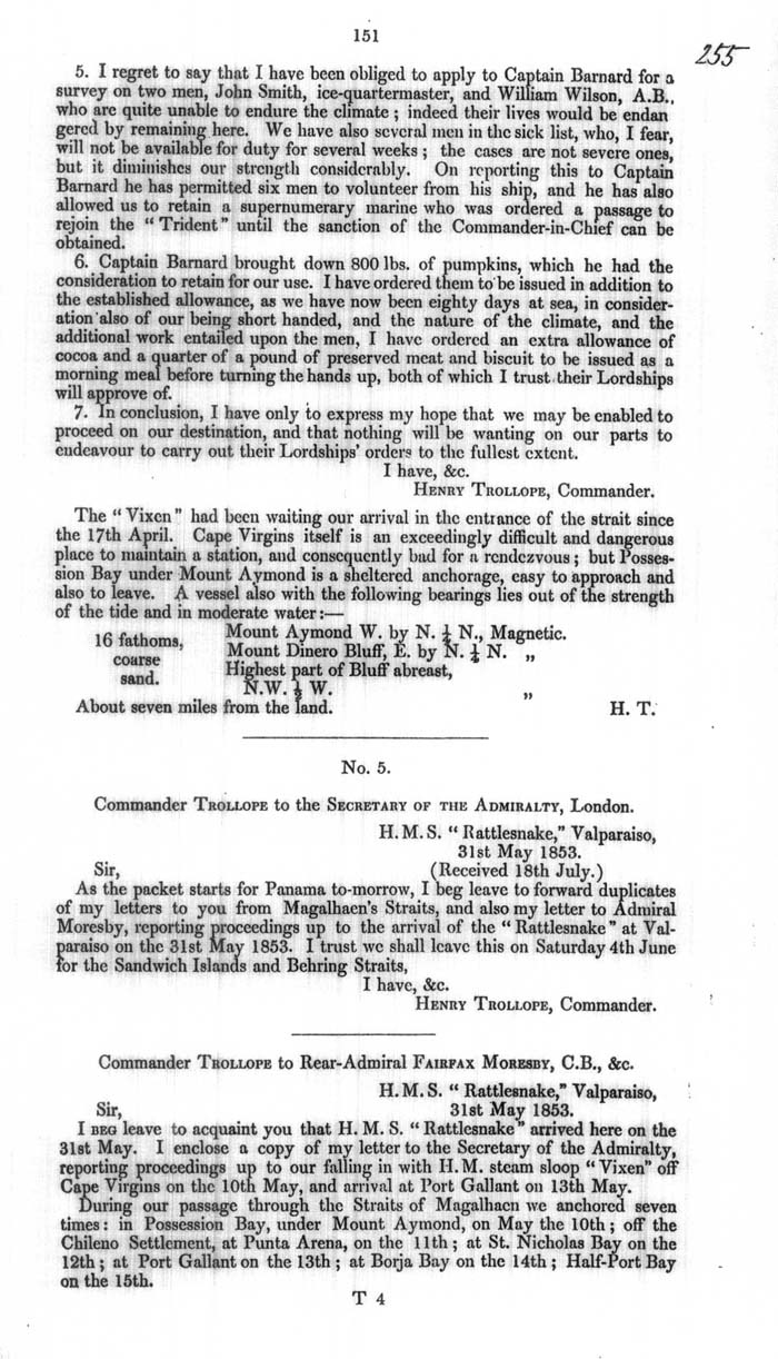 Arctic Blue Books: taylor 1854a, page 151