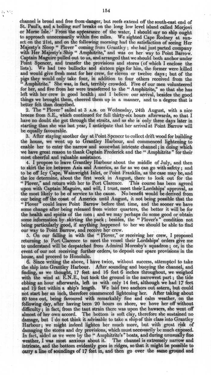 Arctic Blue Books: taylor 1854a, page 154