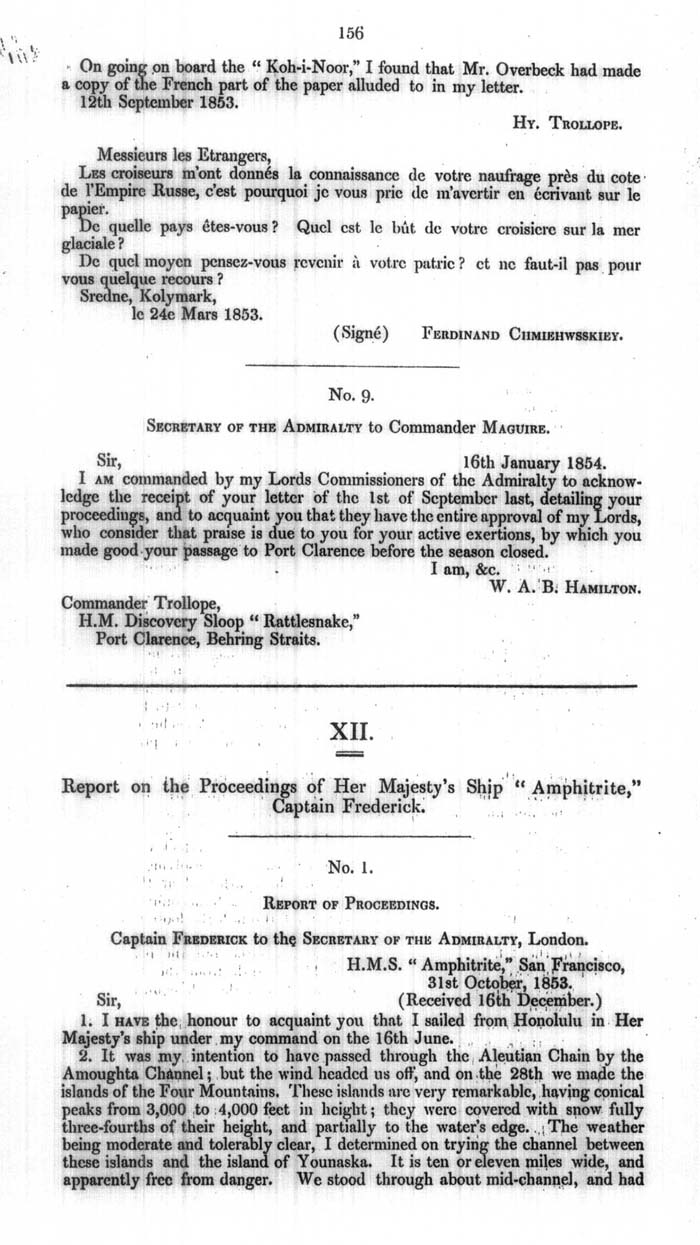 Arctic Blue Books: taylor 1854a, page 156