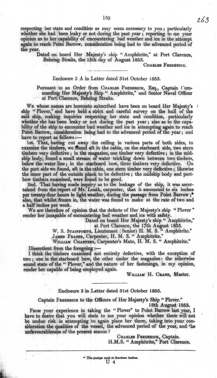 Arctic Blue Books: taylor 1854a, page 159