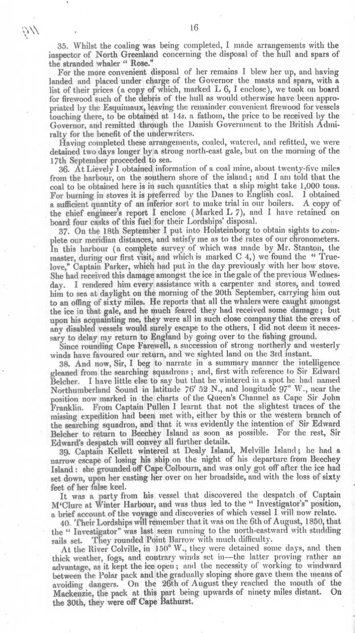 Arctic Blue Books: taylor 1854a, page 16