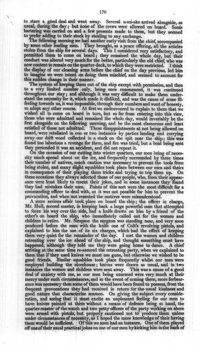 Arctic Blue Books: taylor 1854a, page 170