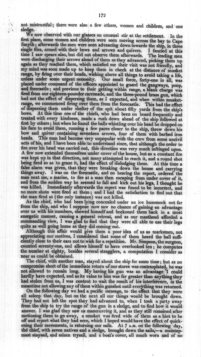 Arctic Blue Books: taylor 1854a, page 172