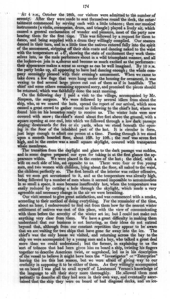 Arctic Blue Books: taylor 1854a, page 174