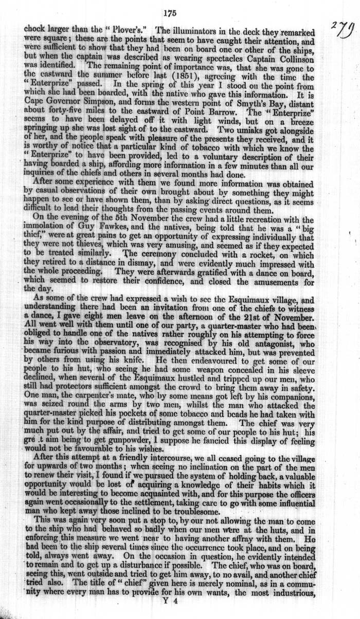 Arctic Blue Books: taylor 1854a, page 175