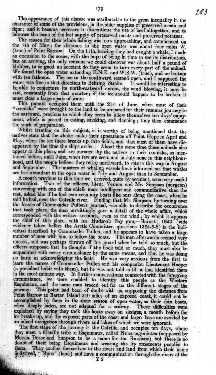 Arctic Blue Books: taylor 1854a, page 179
