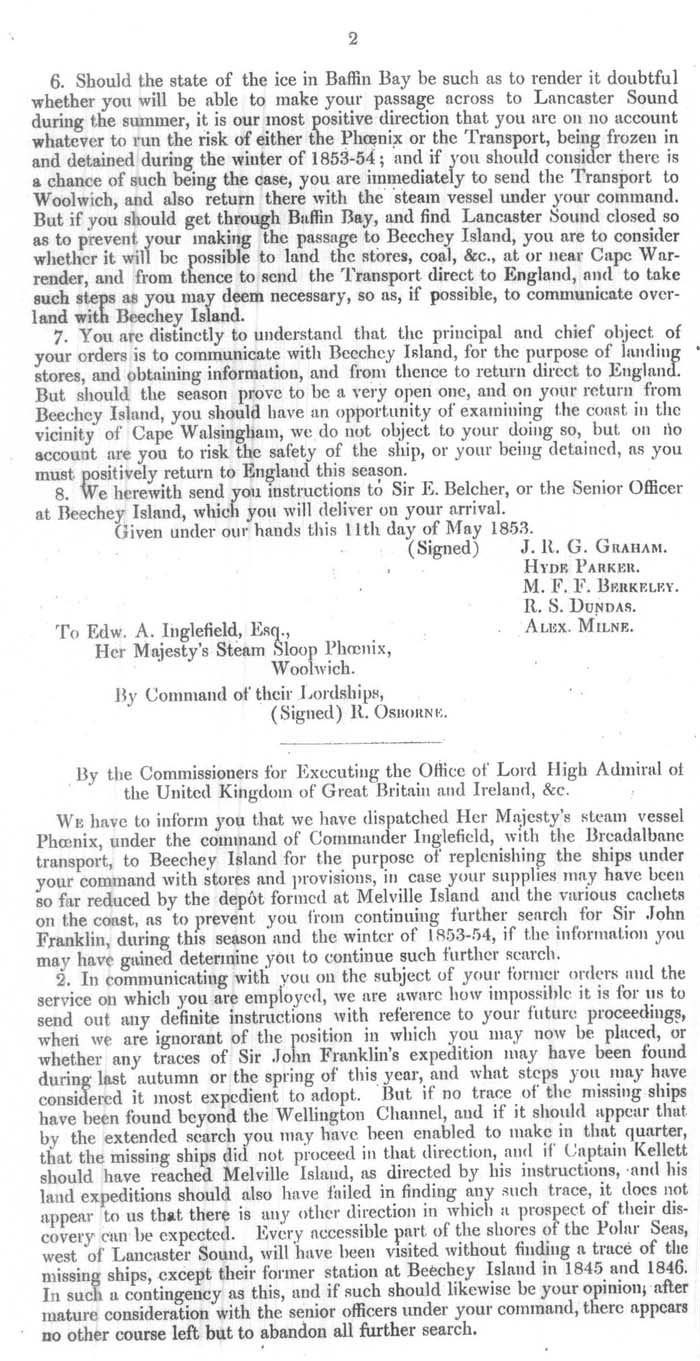 Arctic Blue Books: taylor 1854a, page 2
