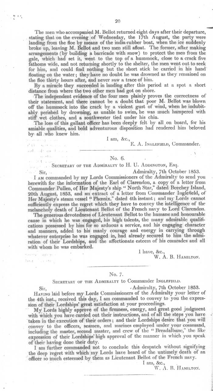 Arctic Blue Books: taylor 1854a, page 20