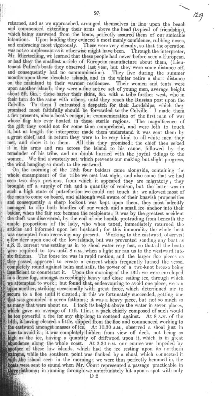 Arctic Blue Books: taylor 1854a, page 27