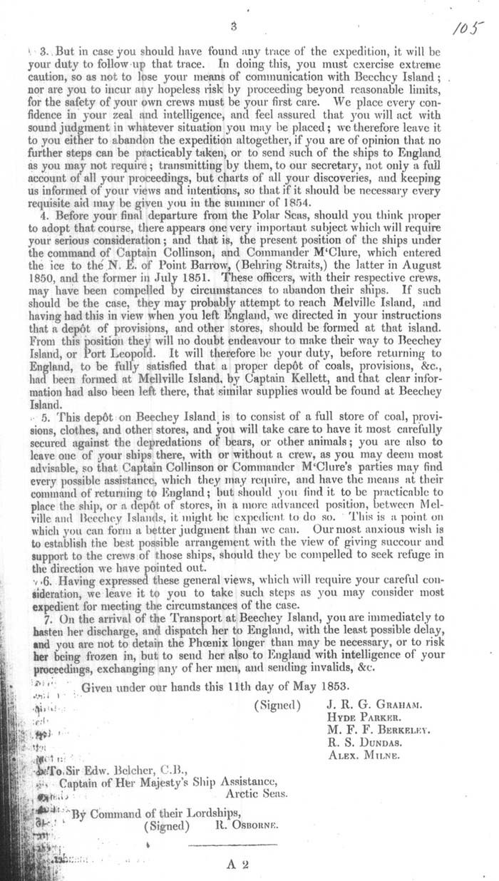 Arctic Blue Books: taylor 1854a, page 3