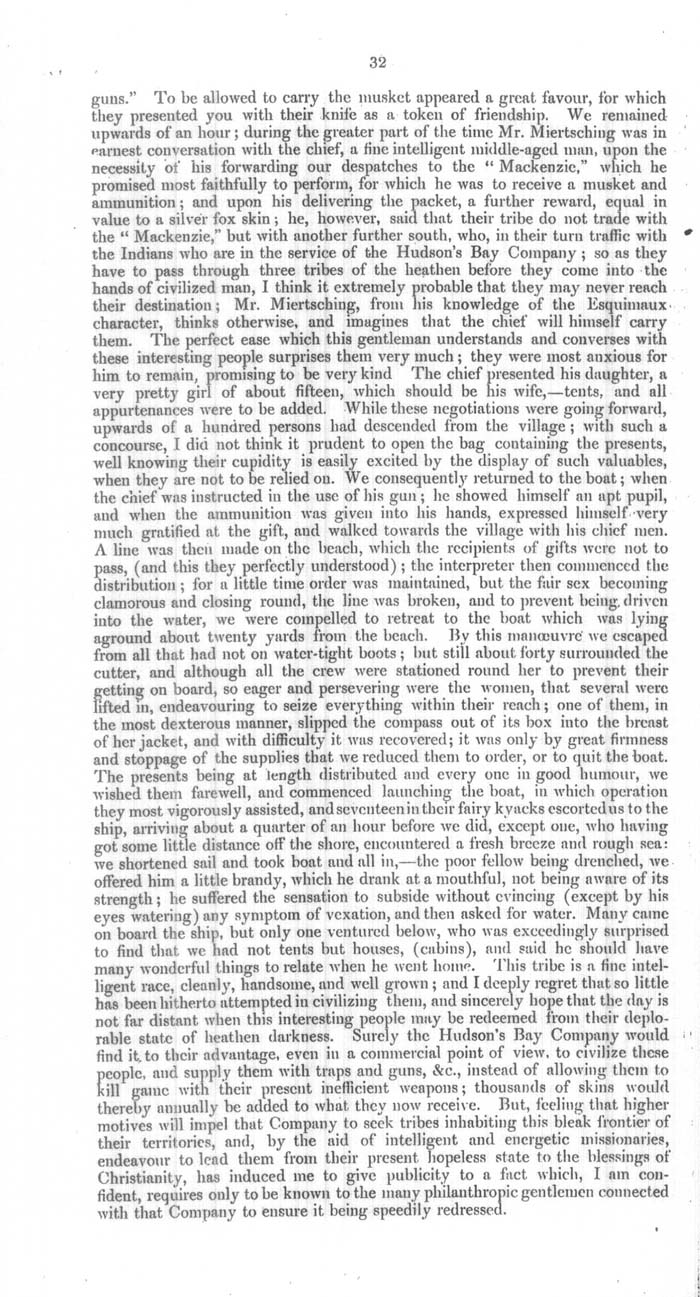 Arctic Blue Books: taylor 1854a, page 32
