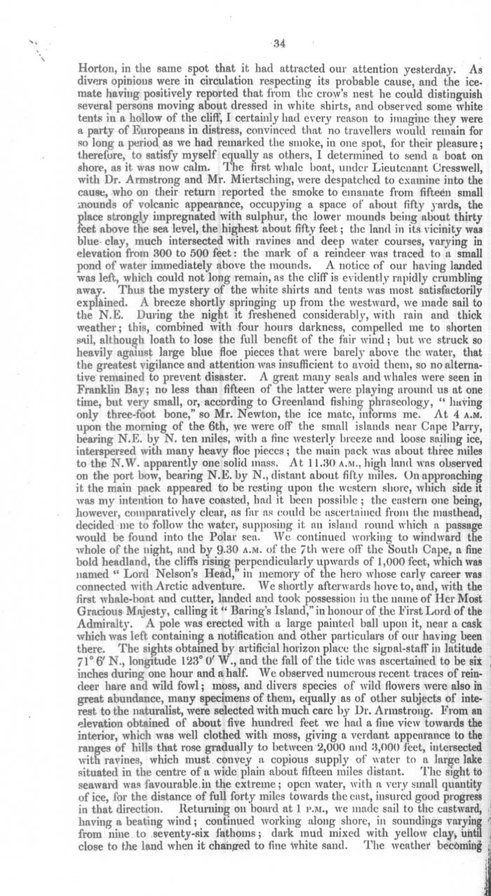 Arctic Blue Books: taylor 1854a, page 34