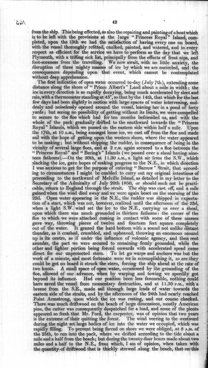 Arctic Blue Books: taylor 1854a, page 42