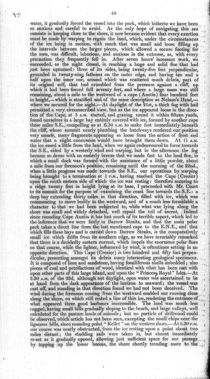 Arctic Blue Books: taylor 1854a, page 48
