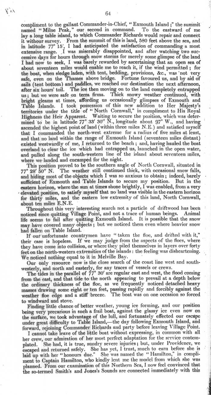 Arctic Blue Books: taylor 1854a, page 64
