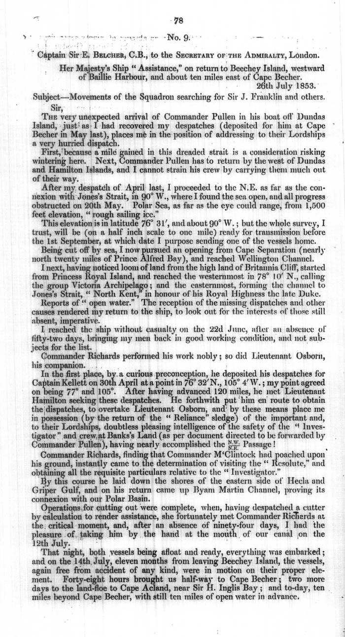 Arctic Blue Books: taylor 1854a, page 78
