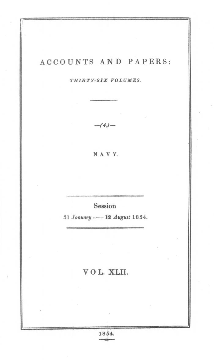Arctic Blue Books: taylor 1854a, page i