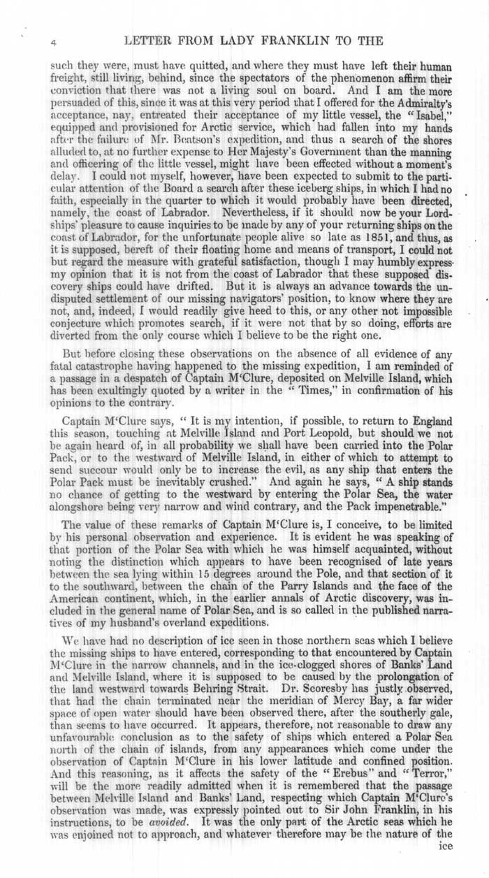 Arctic Blue Books: taylor 1854b, page 4