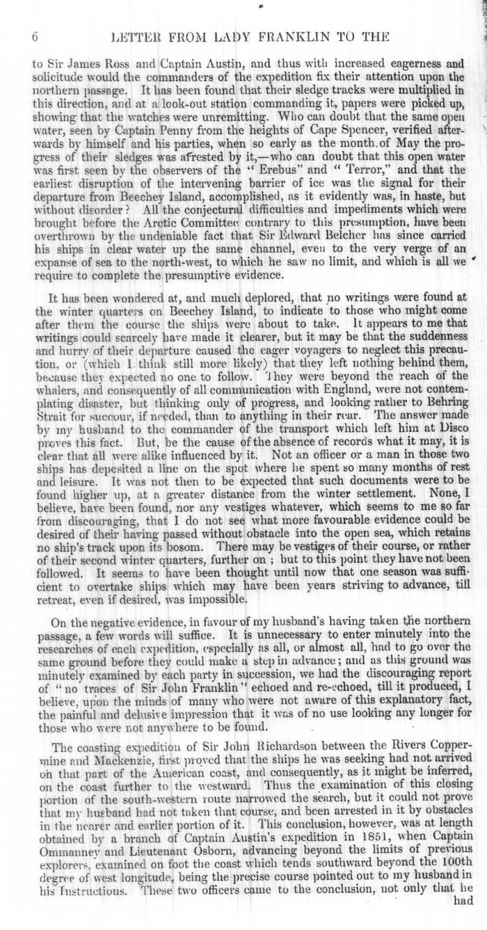 Arctic Blue Books: taylor 1854b, page 6