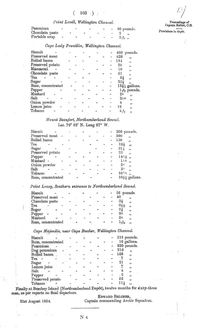 Arctic Blue Books: taylor 1855a, page 103