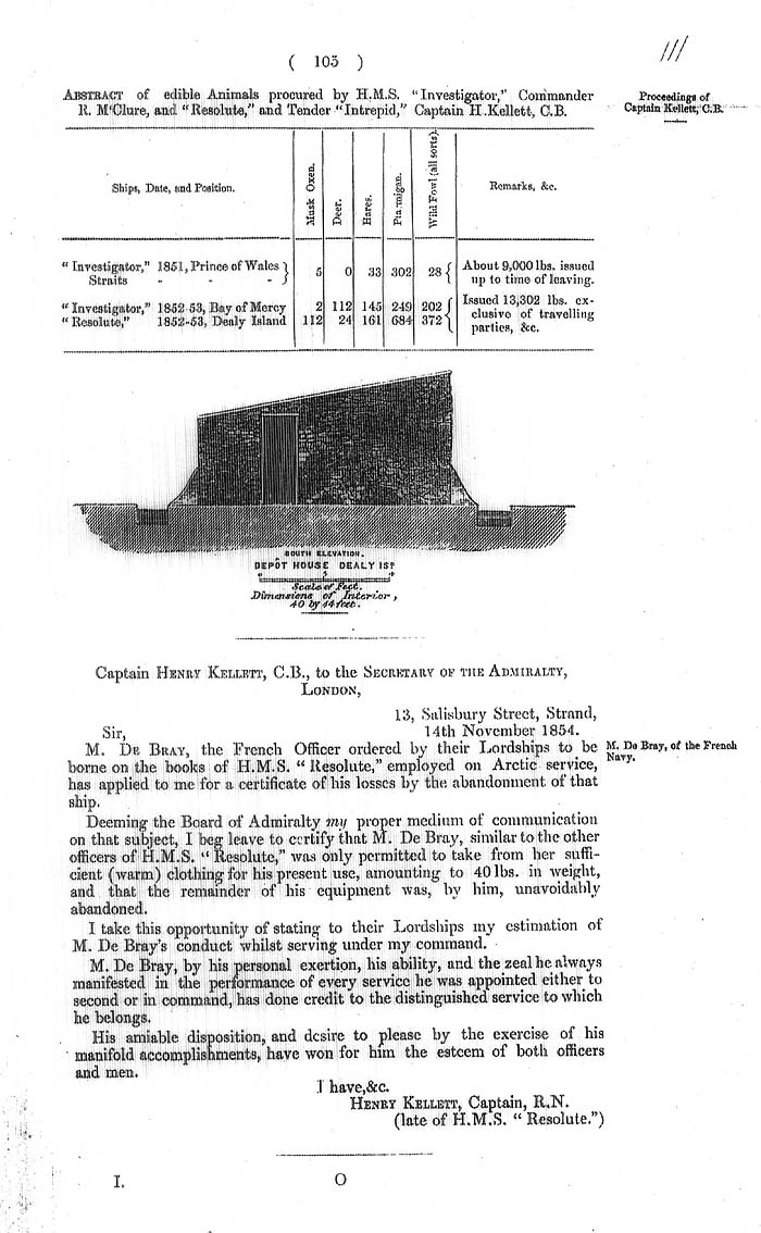 Arctic Blue Books: taylor 1855a, page 105