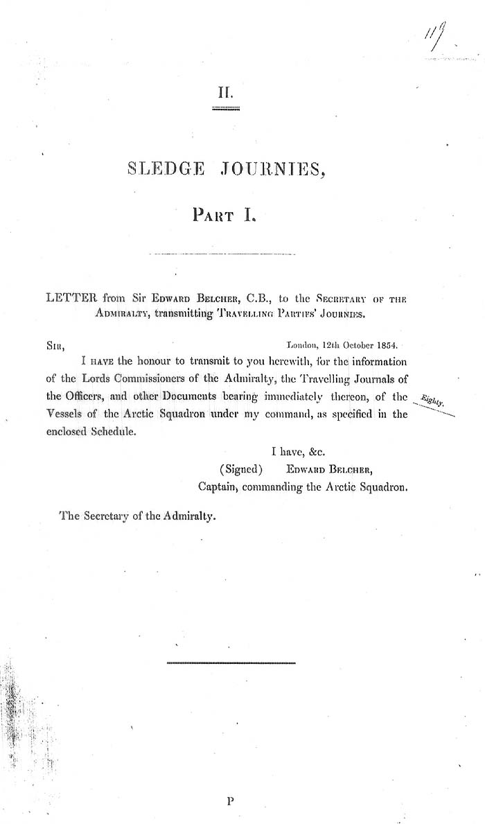 Arctic Blue Books: taylor 1855a, page 113