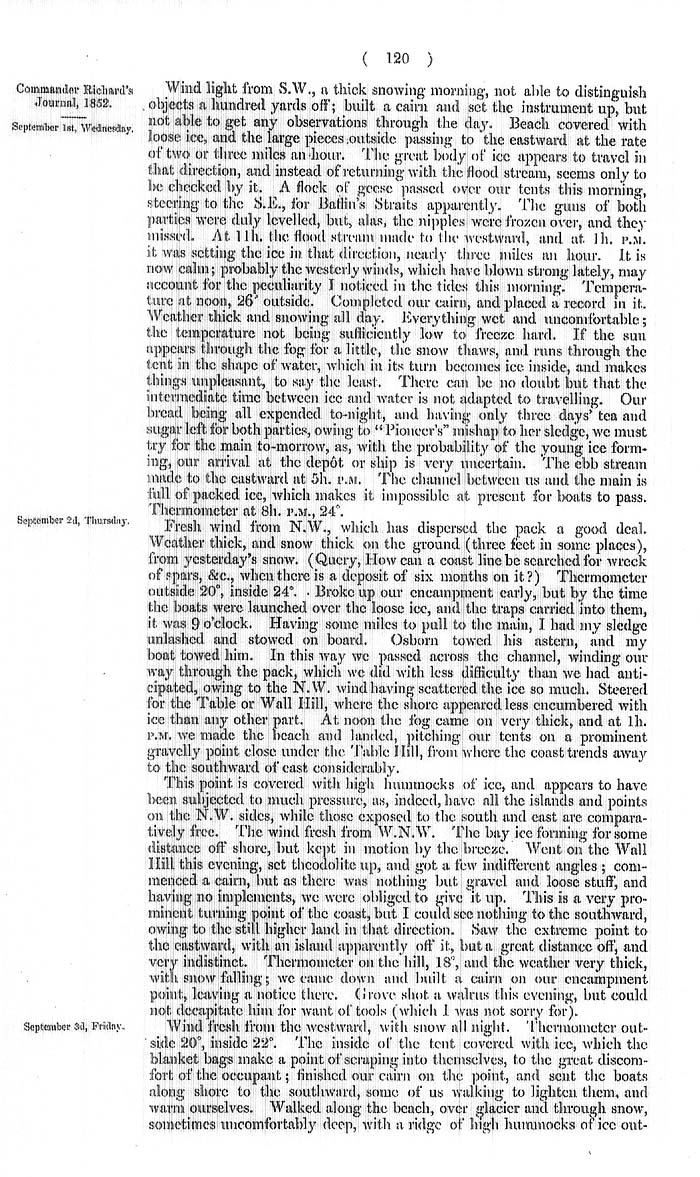 Arctic Blue Books: taylor 1855a, page 120