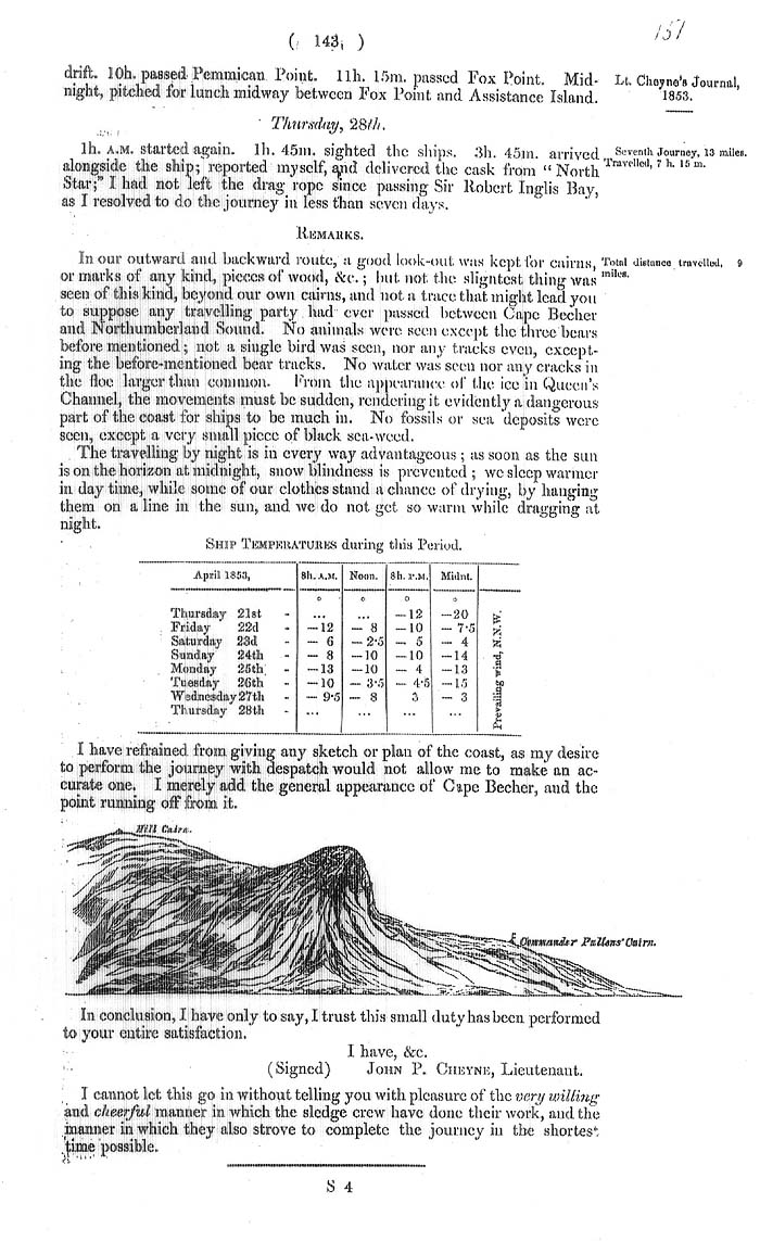 Arctic Blue Books: taylor 1855a, page 143