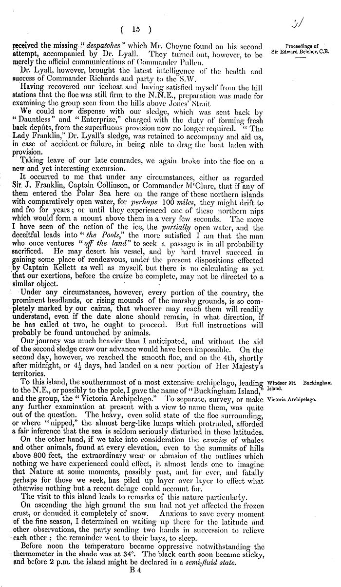 Arctic Blue Books: taylor 1855a, page 15