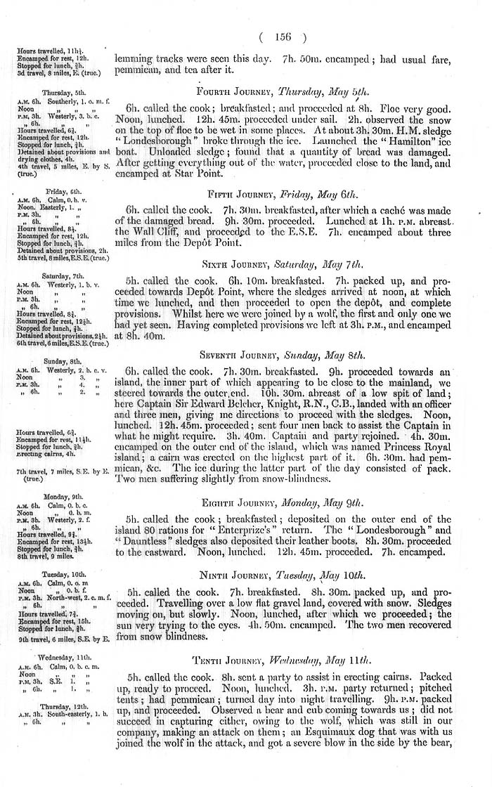 Arctic Blue Books: taylor 1855a, page 156