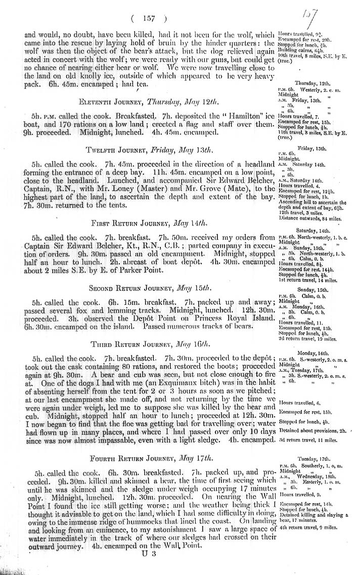 Arctic Blue Books: taylor 1855a, page 157
