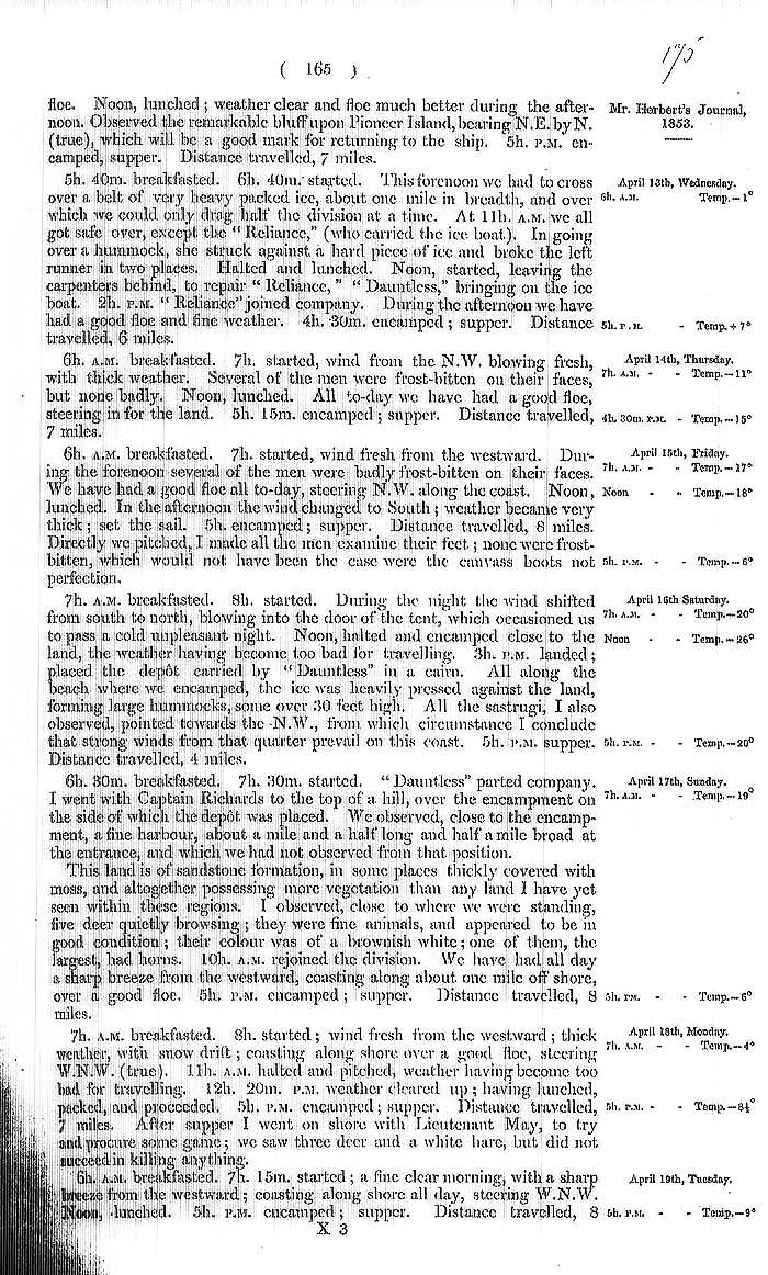 Arctic Blue Books: taylor 1855a, page 165