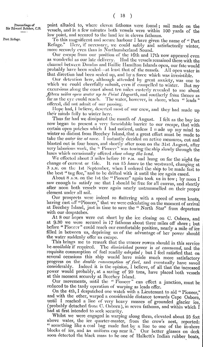 Arctic Blue Books: taylor 1855a, page 18