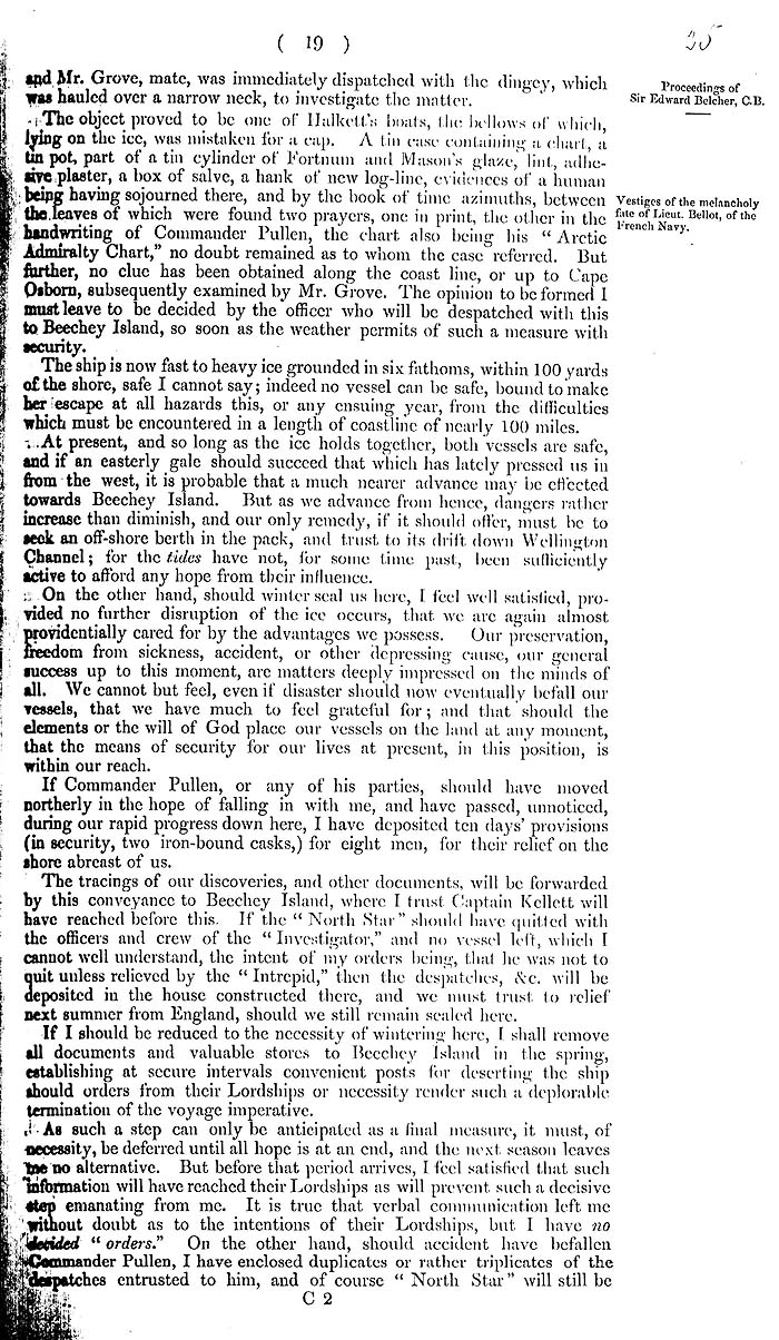 Arctic Blue Books: taylor 1855a, page 19